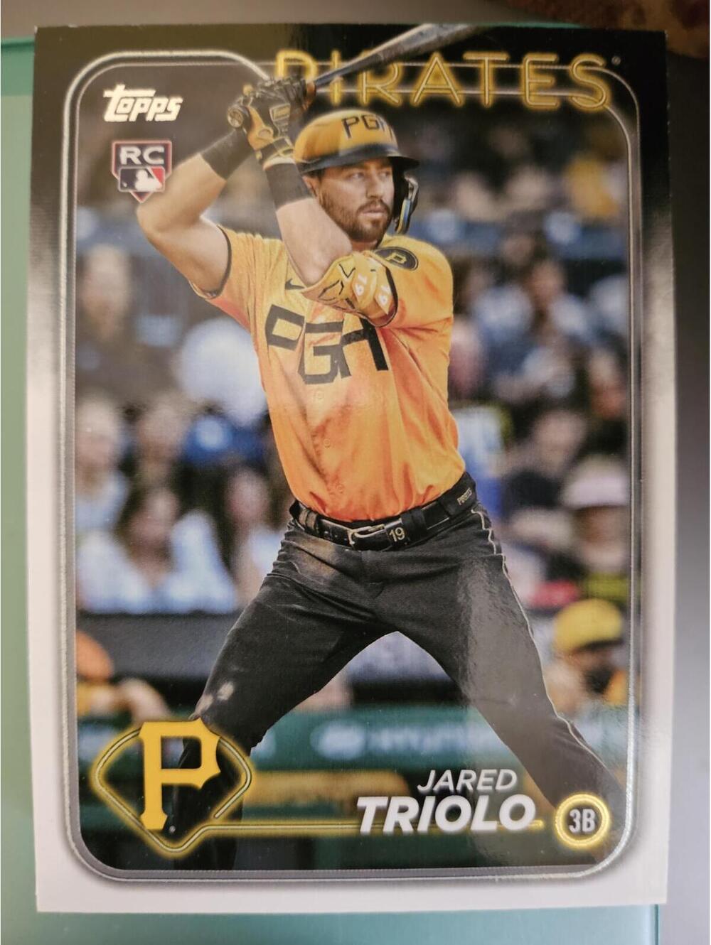 Jared Triolo #281 Rookie RC Pirates Topps 2024 Series One 1 Baseball Card